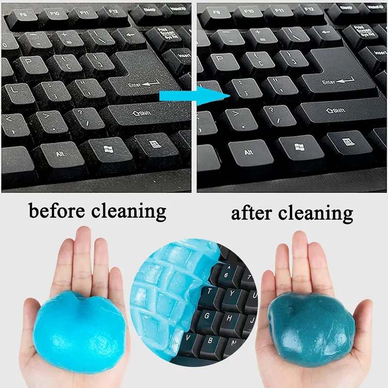3x Tastatur Reinigungsgel Auto für den Innenraum Schleim Reiniger